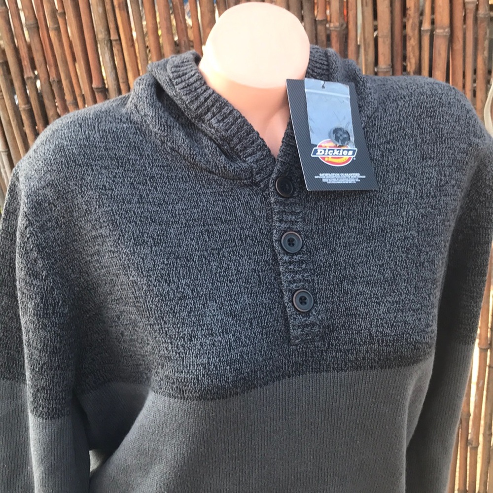 BIFL Dickies sweater size large hoodie NWT gray men’s sweatshirt 100% cotton
